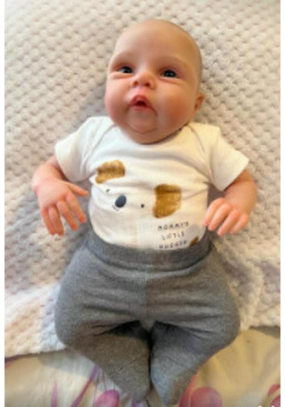 49cm Miley Realistic Reborn Doll with Visible Veins 49cm