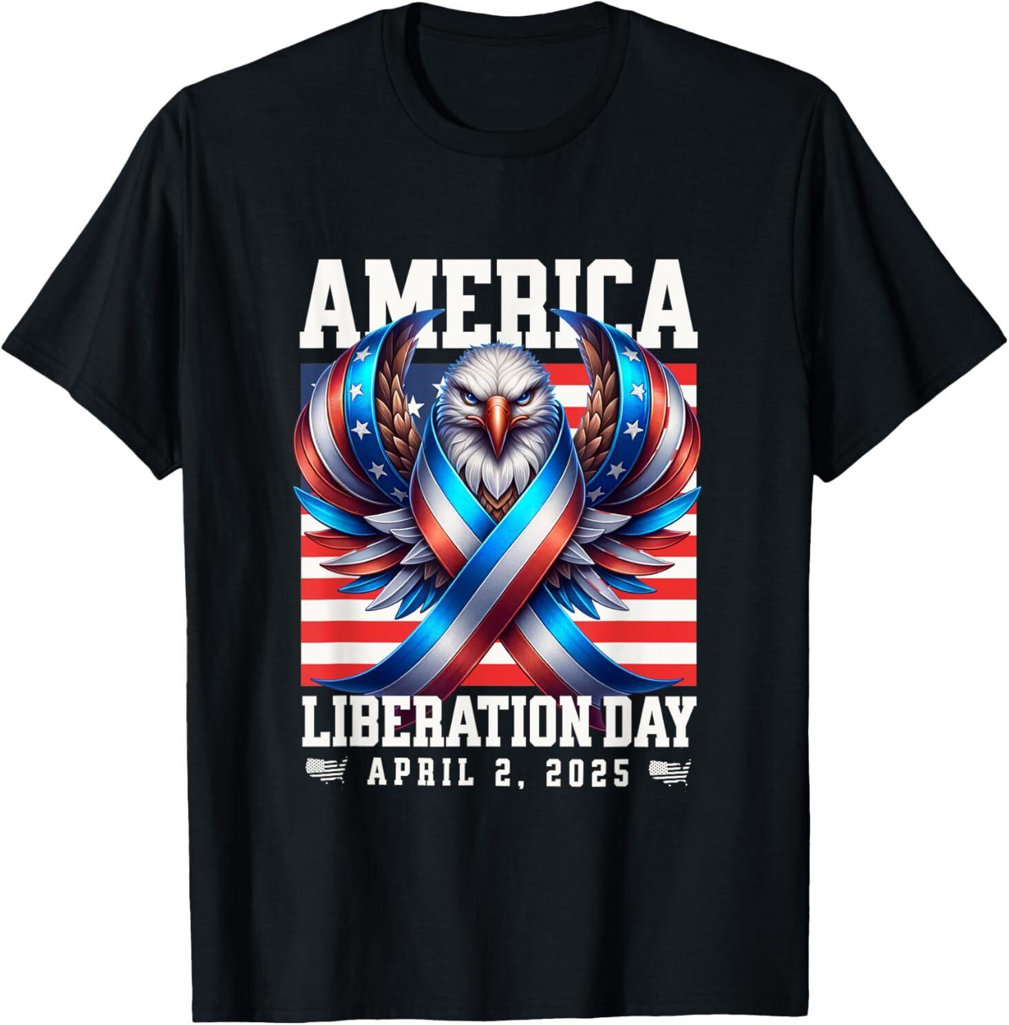 New LIBERATION DAY American Liberation Day April 2nd 2025 T-Shirt M