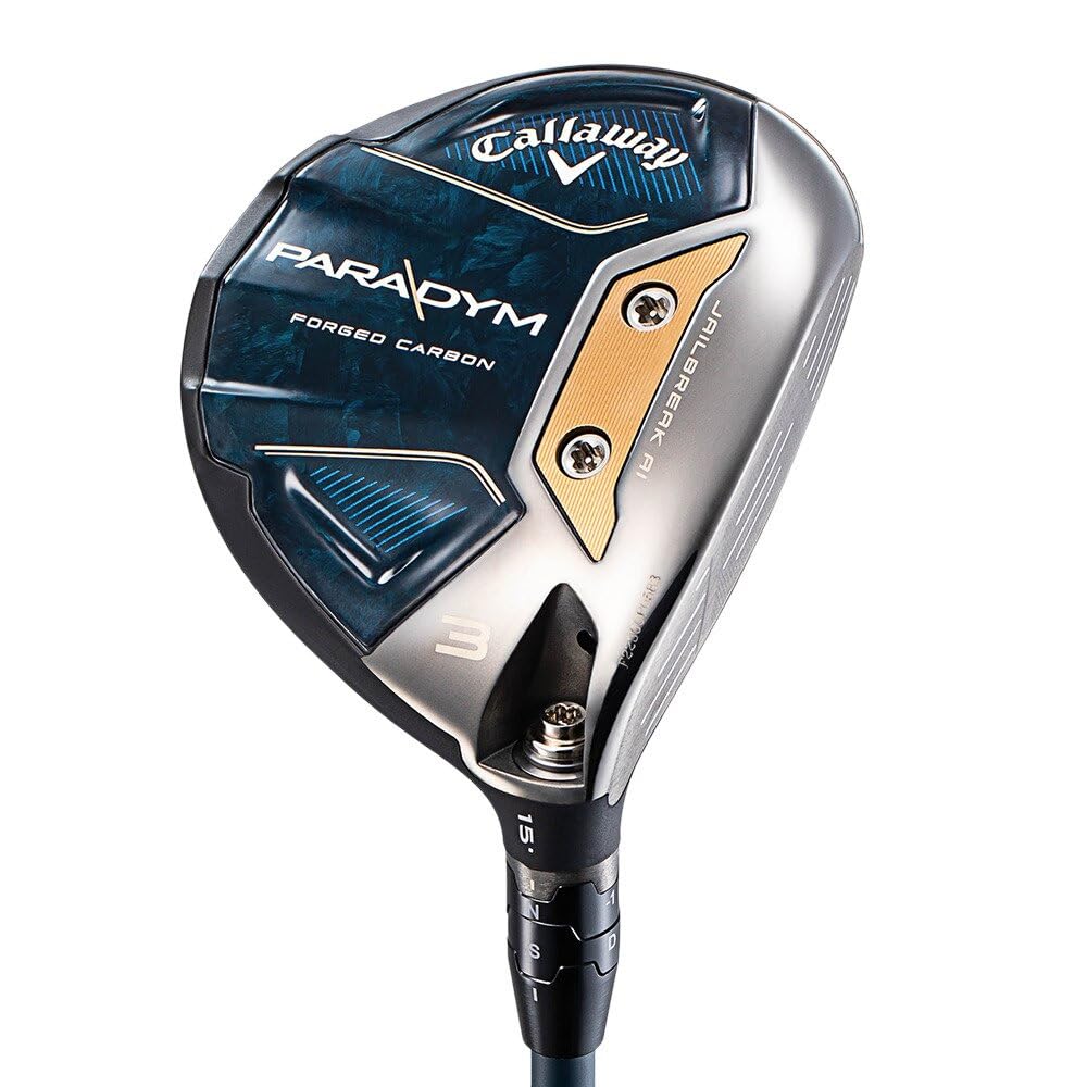 Callaway Right-Handed Fairway Wood PARADYM FAIRWAYWOODS (3W, 15°, SPEEDER NX GREEN 50(S) S, 43-inch, D1, Medium Kickpoint) Men's