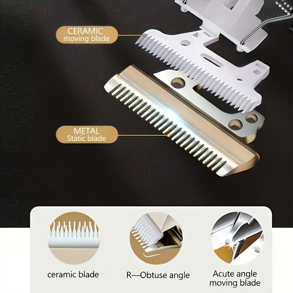 Pet Electric Hair Clipper for Cats and Dogs, Professional Grooming Tool with Precision Blades for Easy Pet Hair Trimming