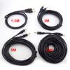1.5/3/5/10M DC 3.5mm RCA Stereo Audio Jack To Male To Male Extension Cable For Headphone MP3/4 TV Computer Connector