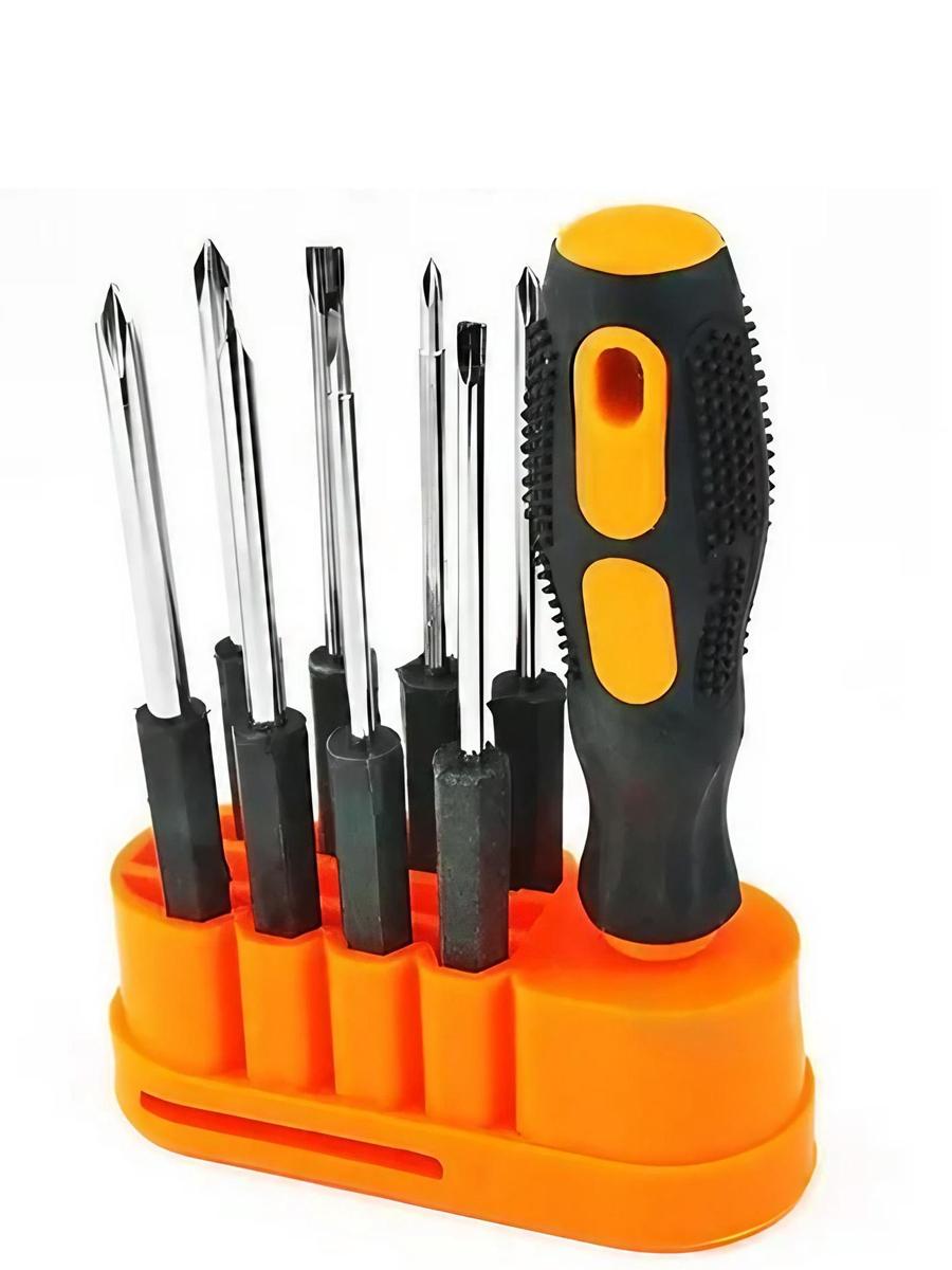 STONEGO 1 Набор 8-в-1 Многофункциональный набор отверток - Набор инструментов для ремонта для мобильных телефонов, компьютеров, различные сменные головки