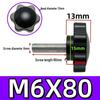 Adjustable Plum Blossom Plastic Head Star Handle Screw Bolt