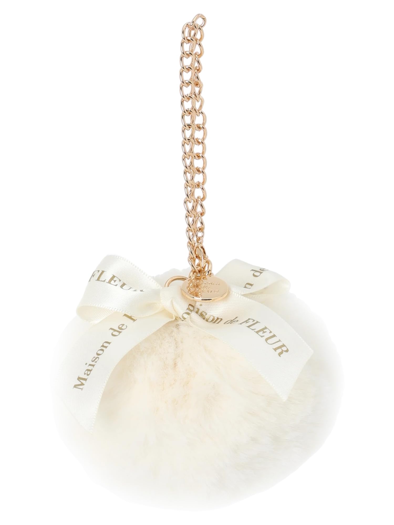 Шарм-брелок Maison de Fleur с лентой, Женский, Цвет слоновой кости F