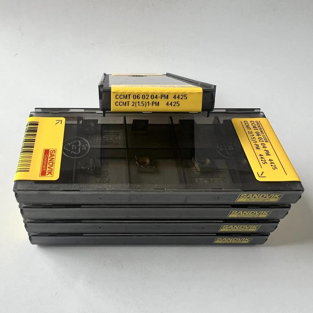 Original Sandvik / CCMT060204-PM 4425 / CNC-Drehbank Hartmetall-Schneideinsatz Werkzeug 10 Stück