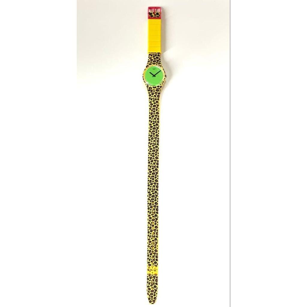 Used [Rare operation item] Swatch Jeremy Scott collaboration limited edition Leopard