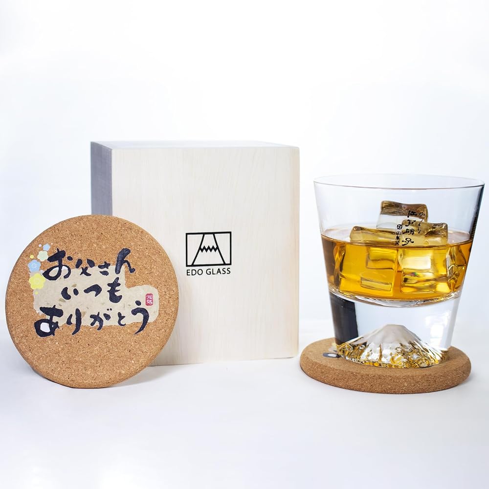 Japan Mount Fuji Glass Whiskey Glass Rock Glass Tajima Glass Mount Fuji Glass Cup Beer Glass Made