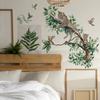 Money Leopard Branches Birds Bedroom Living Room Entrance Hall Home Background Beautification Wall Stickers