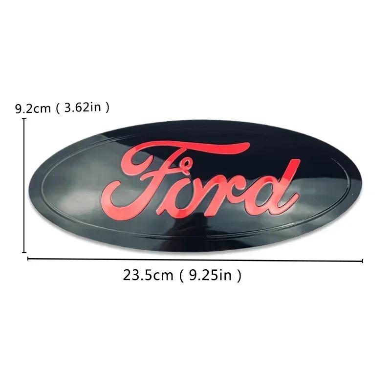 Car Sticker 2026 Ford New 2025 Hot 23.5cm Alloy Car Front Hood Emblem for Ford Explorer Edge Everest Ranger/T8 F150 After 2019 T