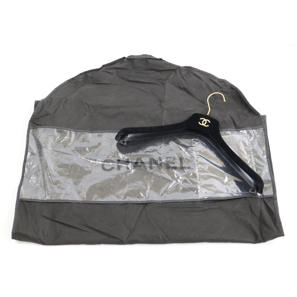 CHANEL [Domestic regular] 05A P26524 Sports Line Full Zip In-Boar Hoodie coat 36 blackUsed