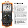 Professional Auto Range Digital Multimeter 770K 12 Function Car Diagnostic Tester TRMS NCV RPM Duty Cycle Temp Voltmeter Elec