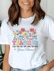 Personalized Wildflower Teacher Adult Unisex Softstyle Shirt| Teacher Tee| Personalized Teacher Shirt| Back To School Tee| Inspirational Tee