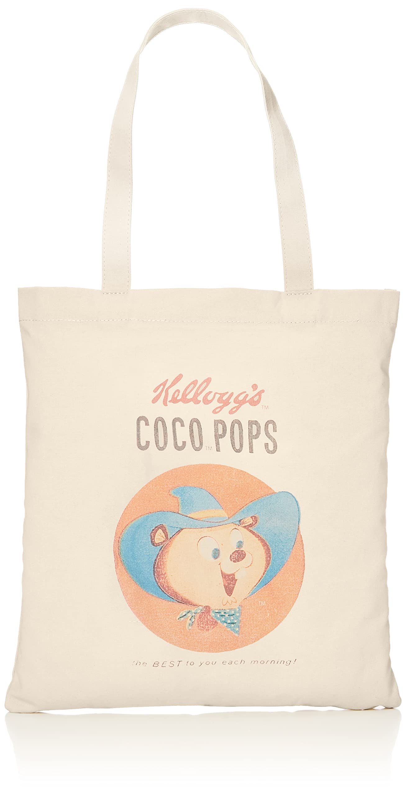 

Printed tote bag with PVC blue [TOPKAPI] pouch, Kellogg s, EFOLE, women s, синій