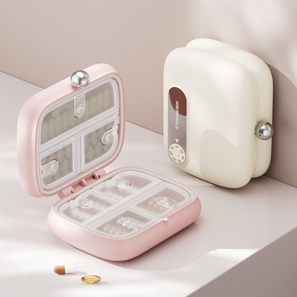 Compartmentalized Pill Box 7 Grids Daily Pill Organizer Gifts Small Tablets Boxes for Pill Jewelry
