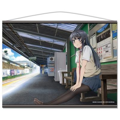Azmaker Rascal Does Not Dream of Bunny Girl Senpai Mai Sakurajima B2 Tapestry F Approx. 728 X 515 Mm Made of Polyester Suede
