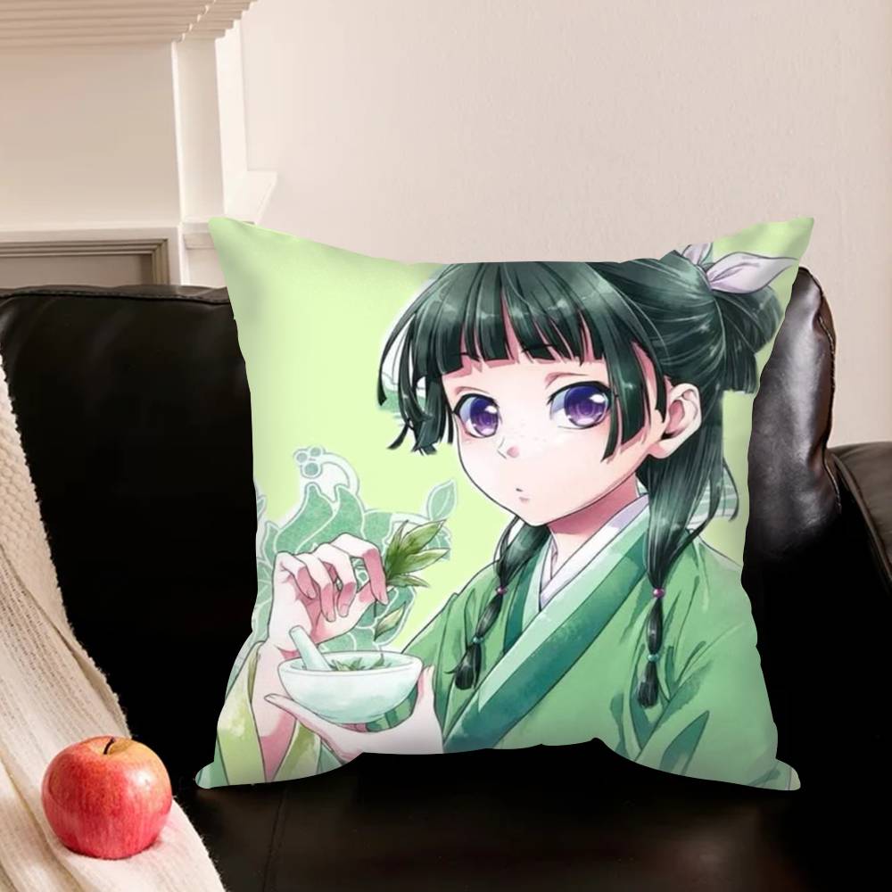 Anime H-Healing The Apothecary Diaries Pillowcase Living Room Sofa Cushion Cover Bedroom Room Bed Pillow Cover Home Decoration