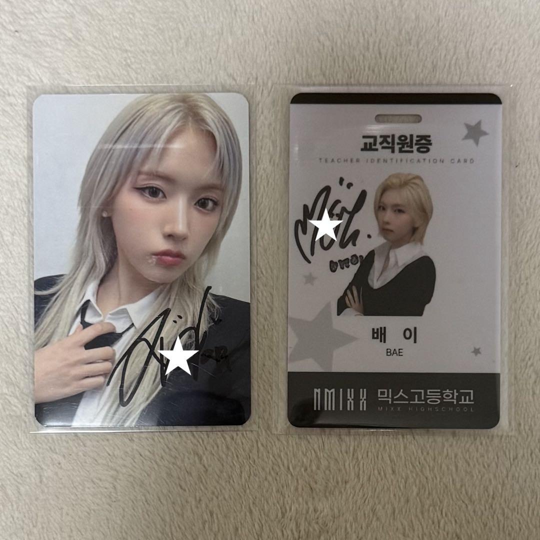 

[USED] NMIXX Bei Jiu autographed makestar trading card