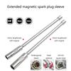 14/16mm Magnetic for Spark Plug Universal Extension Socket Set 3/8-Inch Drive 12-Point for Spark Plug Socket Removal Too