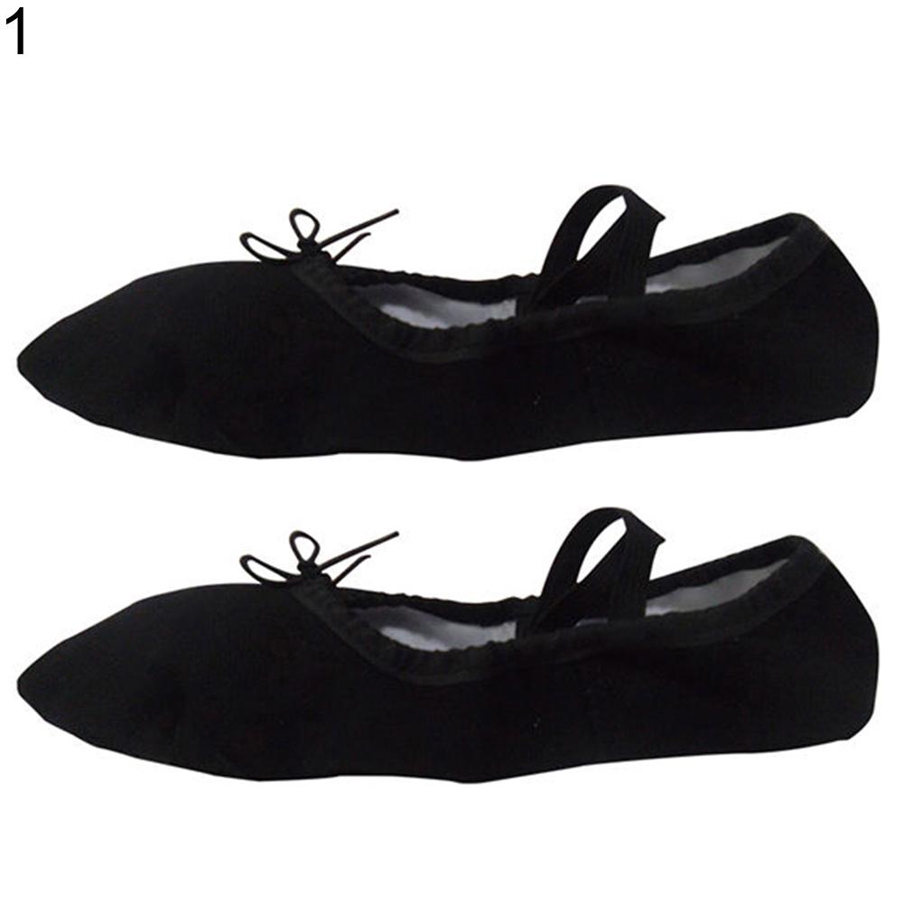Women Men Soft Anti-Slip Sole Adults Dance Ballet Gymnastics Shoes