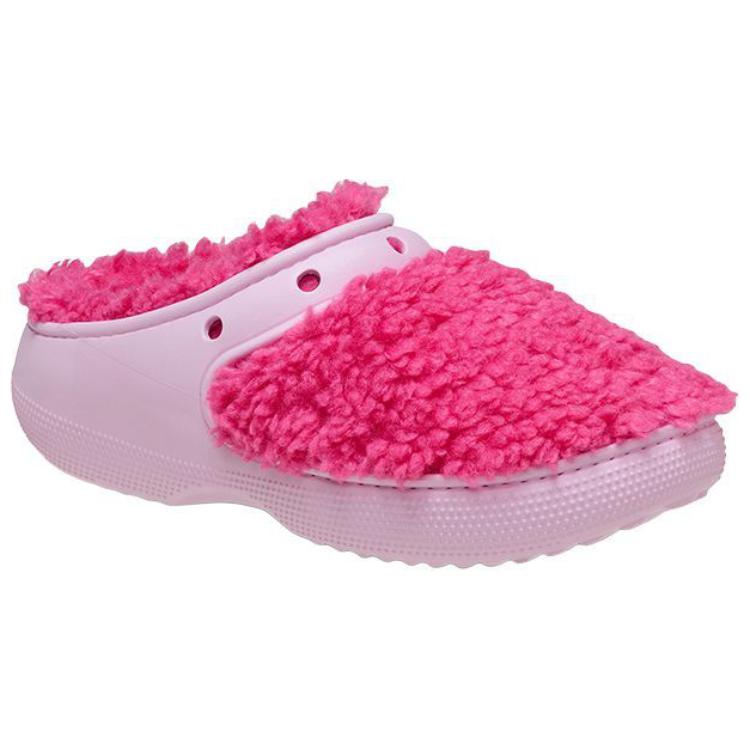 Crocs Simple Versatile EVA Anti-Wear Closed-Toe Slippers Women Slippers Pink 211327-6ZQ