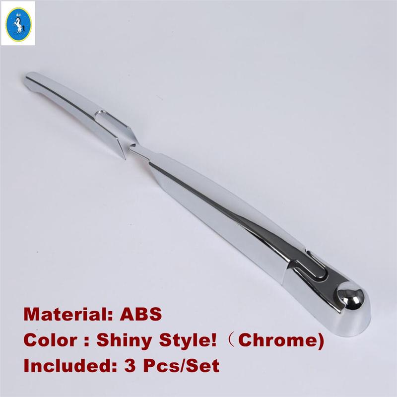 Chrome / Carbon Fiber Look Rearview Mirror / Rear Window Wiper / Door Bowl Cover Trim For Mini Cooper S F55 F56 F57 2014 -