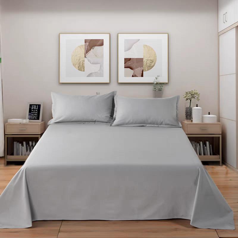 Bed Sheet Solid Colour Dormitory Simple Single Piece Single Double Brushed Bedspread Home B & B Hotel School