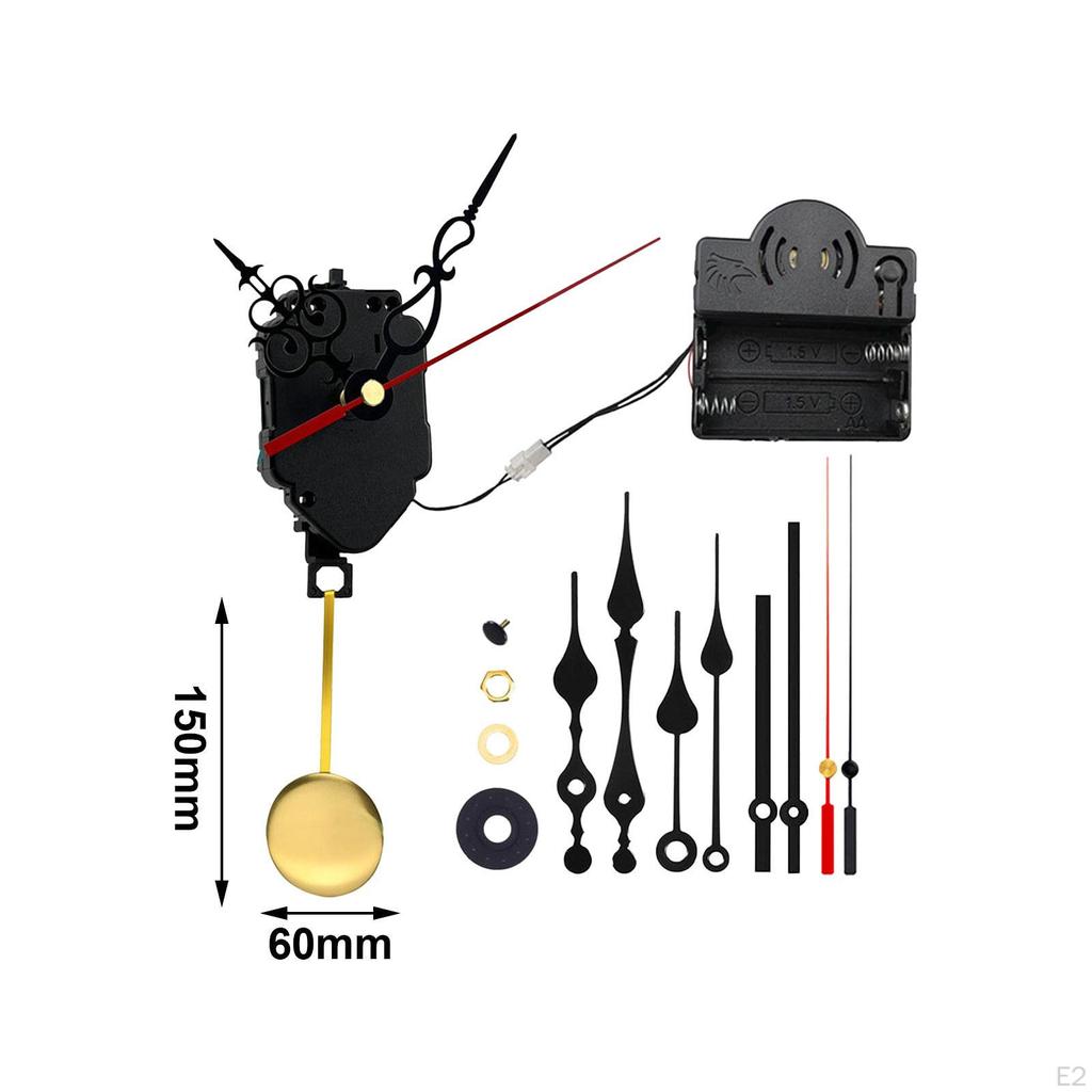 Clock Mechanism Parts for DIY Projects, Chime Music Box And Pendulum