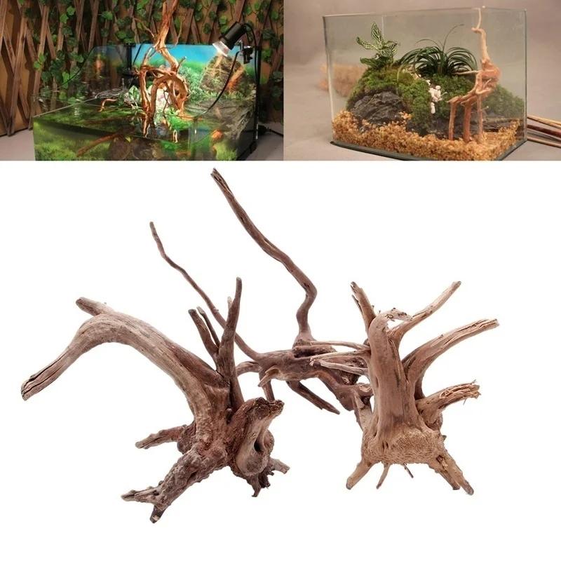 Practical New Natural Trunk Driftwood Root Wood For Aquarium Fish Tank & Reptile Terrarium Landscape Decoration Pet Supplies