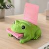 Desktop Organizer for Sticky Notes Cute Note Holder Toad, Desk Notepad Holder, Fun Pen Creative Office Gifts Friends Memo Stand, Accessory Gift