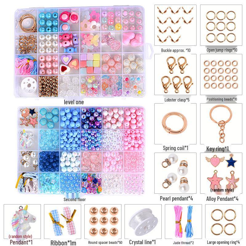 DIY Children s Beading Kit: Bracelet & Necklace Making Set for Girls