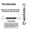 Outdoor Patio Rectangle Awning Attachment Set Stainless for Sun Shade Sail Canopy Fitting Heavy Duty Shade Sail Hardware