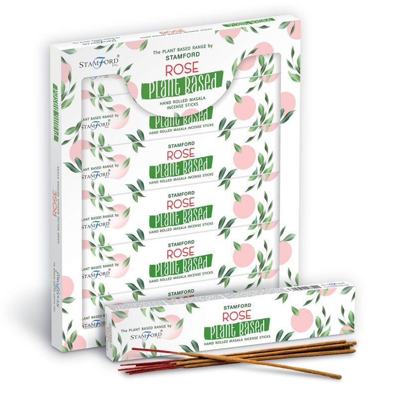 6x Rose Incense Sticks Masala Plant Based