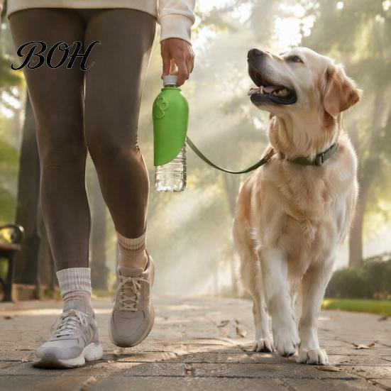 Lightweight Portable Pet Feeder 2Pcs Bottle Adapter Dog Cups, Water Attachment Bowls, Leakproof Collapsible Cup Drinking Cups for Outdoor Walks,