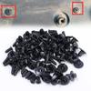 8mm Plastic Rivets Fasteners Screw Car Bumper Fender Black Rivet Car Fastener Clips for Toyota Focus Kia Nissan Accessories