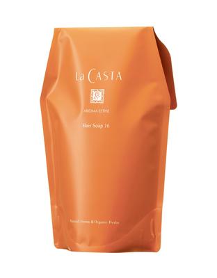 La CASTA Shampoo Aroma Esthe Hair Soap 16 For Shiny Hair That Shows Off Your Hair Made In Japan with Natural Aroma Refill, Organic, 600ml, Color,