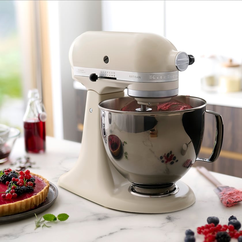 4.8L Decorative Inox Artisan 5 Bowl Kitchenaid Color: Shiny Black