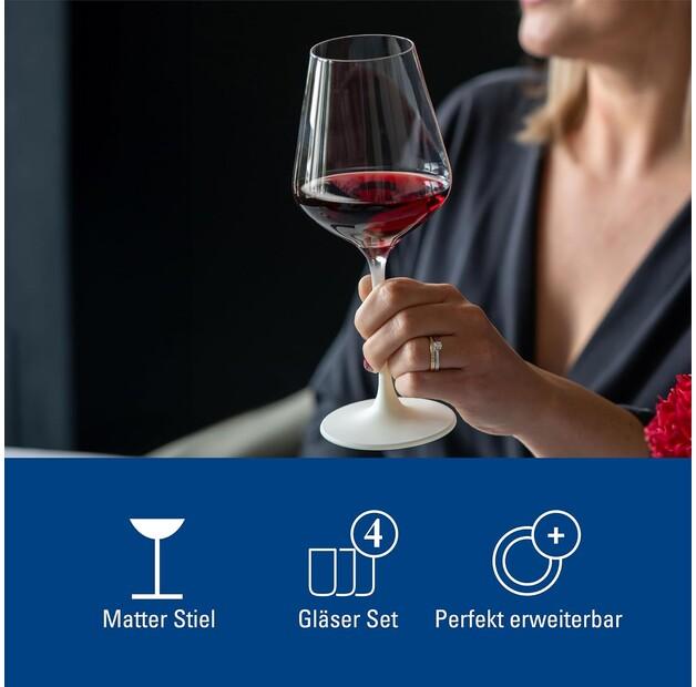 Бокалы для красного вина Villeroy & Boch Manufacture Rock blanc, 4 предмета (1137998110)