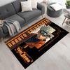 Naruto Character Customize Text Floor Rug Office Rug Suitable for Study Room Decorate Room Kitchen Playrooms Anti-slip Rug Anime Office Decor