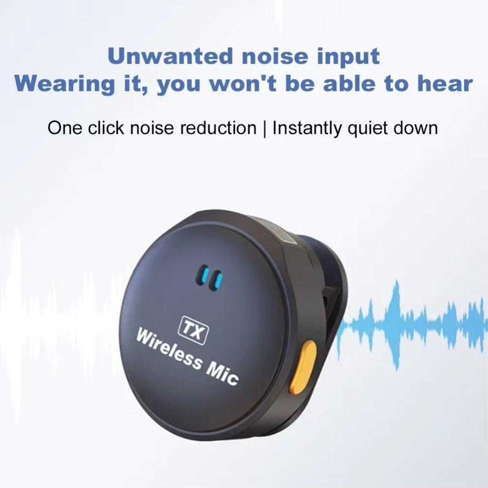 Magnetic Wireless Microphone Plug and Play Mini Microphone Digital Microphone  Live Broadcast
