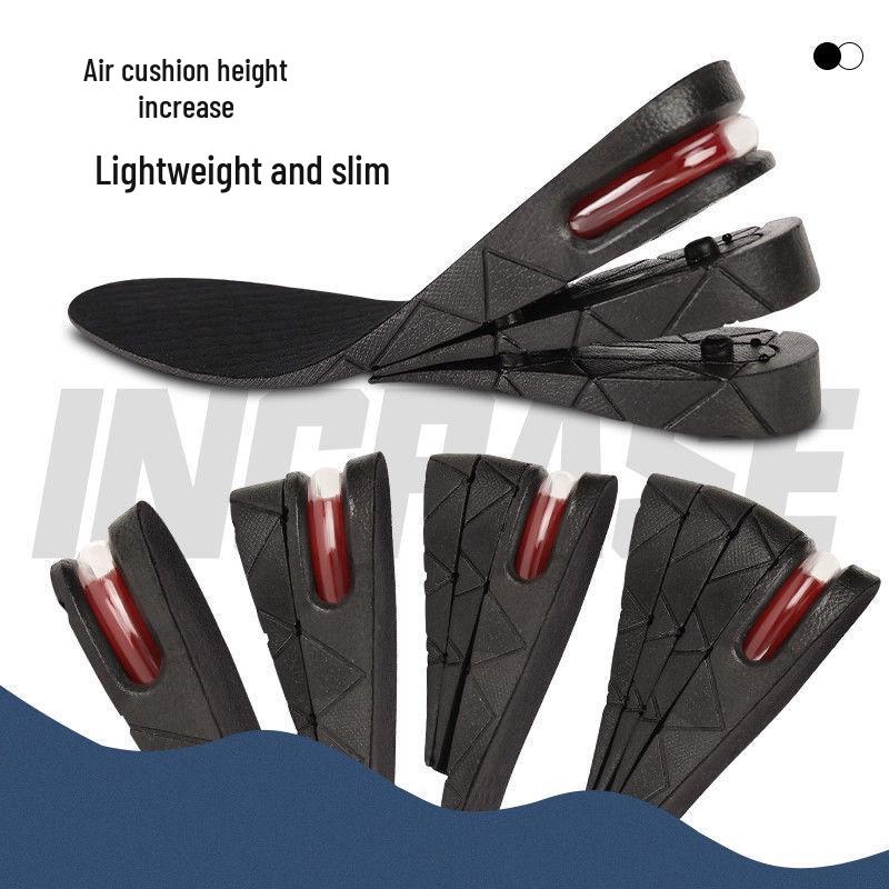 Breathable Air Cushion Height-Increasing Insoles for Men & Women - Shock-Absorbing, Soft, Trim-to-Fit.
