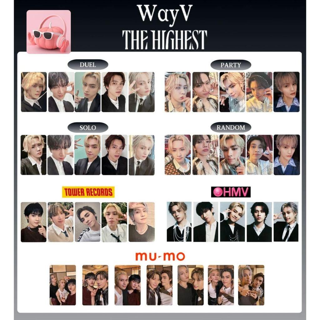 WayV JAPAN 1st MINI ALBUM THE HIGHEST JAPAN ALBUM and POB OFFICIAL PHOTO CARD