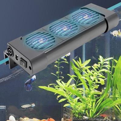 135° Rotation Aquarium Cooling Fans 2/3/4/5/6 Head System Chiller Control Fish Tank Cooler  Summer