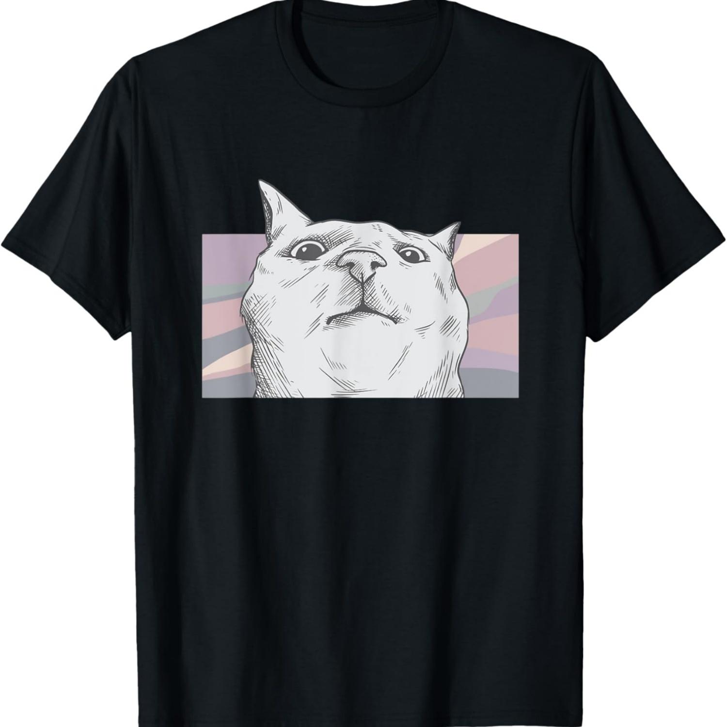 

Funny Cat Jam Cat Vibing To Music Cat Vibing Meme Men Women T-Shirt S чёрный