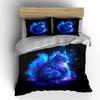 Galaxy Animal Decor Set Soft Comfortable Duvet Cover Bedding Set Included 1*Duvet Cover & 2*Pillowcases, Gift
