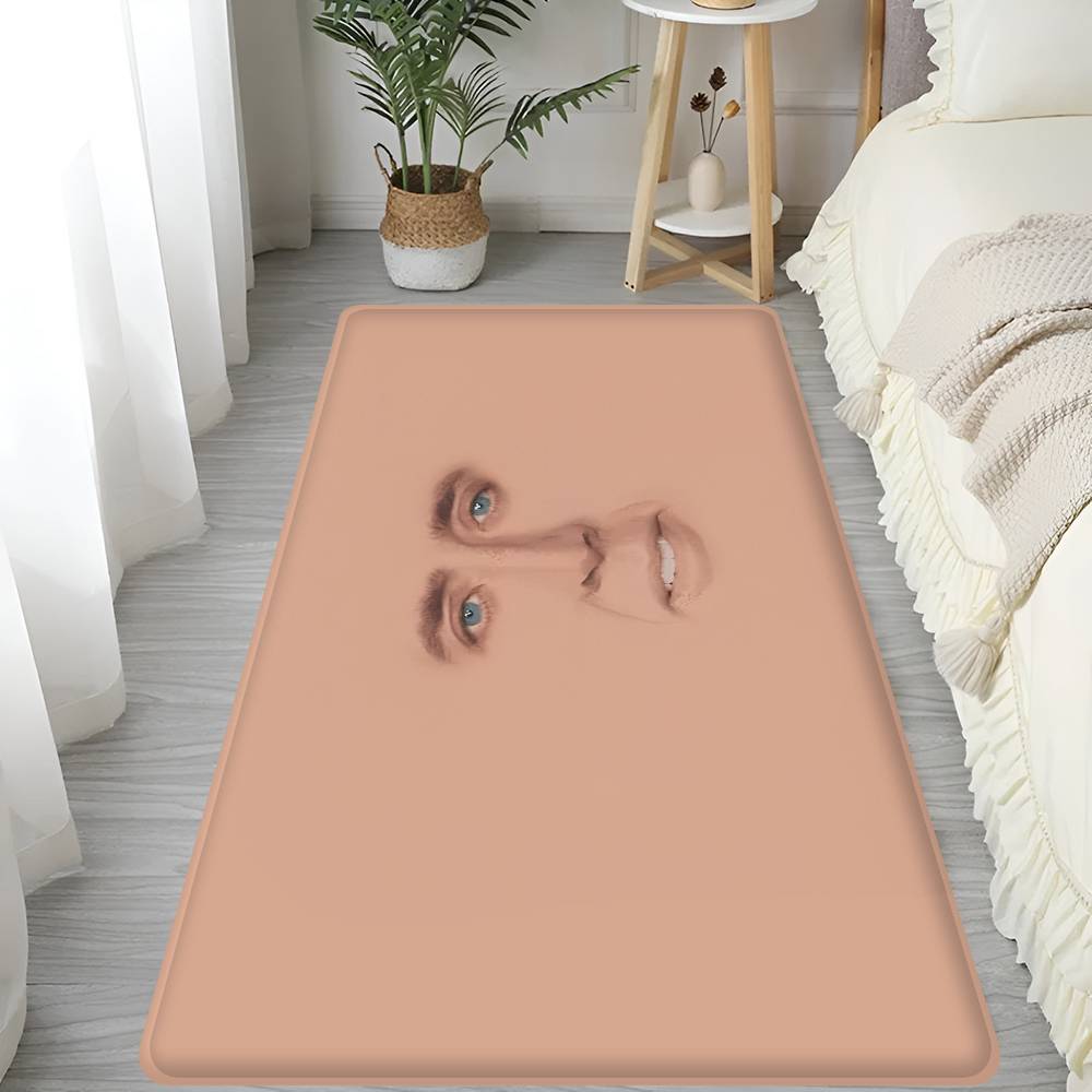 Nicolas Cage Face Hallway Carpet Washable Non-Slip Living Room Sofa Chairs Area Mat Kitchen Doormat Area Rug