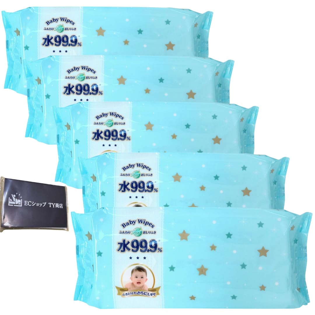 

Funwari Plus Baby 70 Made in Moisturizing Hyaluronic 5 350 Sheets 99.9% Water, Wipes, Sheets, Additive-Free, Japan, Acid, Packs,