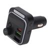 Bluetooth Car Adapter Dual Port Fast Charging Multifunctional FM Transmitter Wireless Radio Adapter 1PC