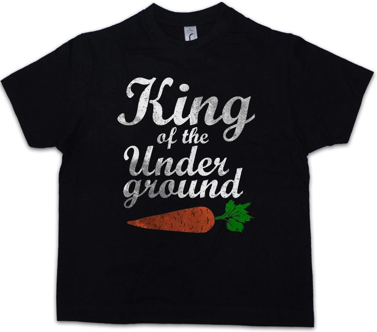 KING OF THE UNDERGROUND Kids Boys kids boys T-Shirt Carrot Vegan Vegetarian Vegetables 160