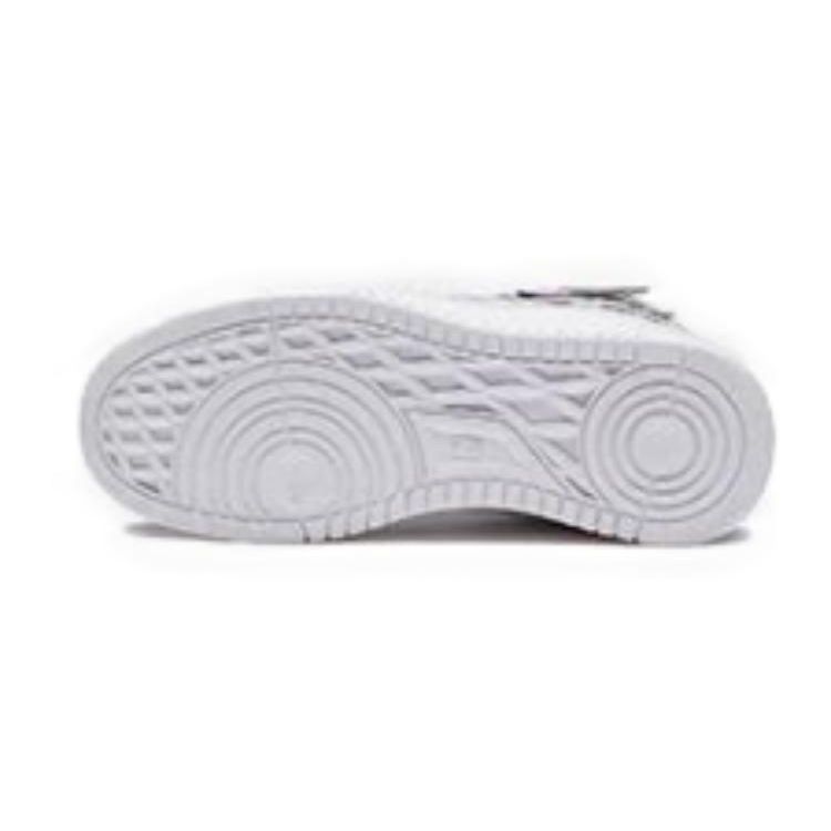 Li Ning Youth Shaohua 1.5 Comfortable Versatile Durable Mid-Top Kids Skate Shoes Kids Skate Shoes Gray Blue Purple YKCS118-4