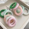 Headwear Sweet Elastic Hair Tie Colorful Telephone Wire Hair Rope  Hair Accessories